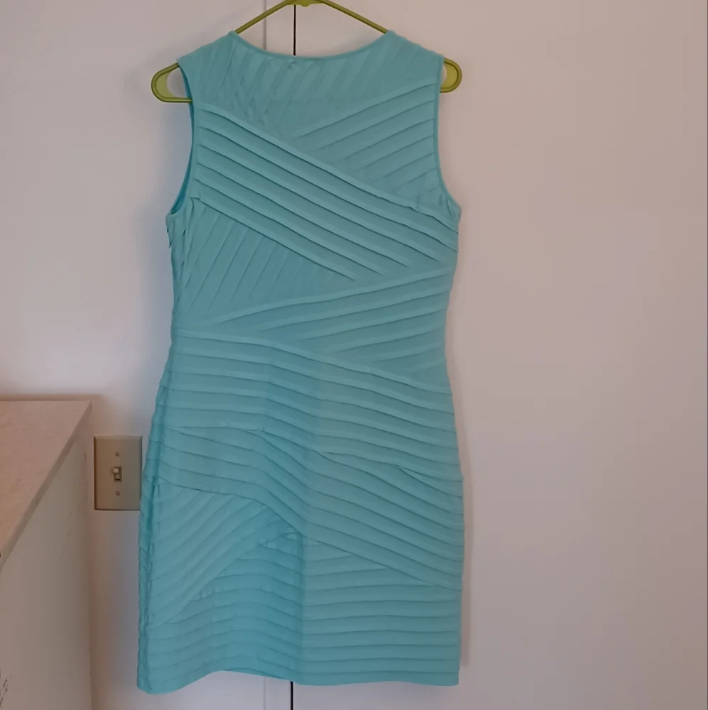 Calvin Klein Green Sheath Midi Dress Size12 - Picture 2 of 6